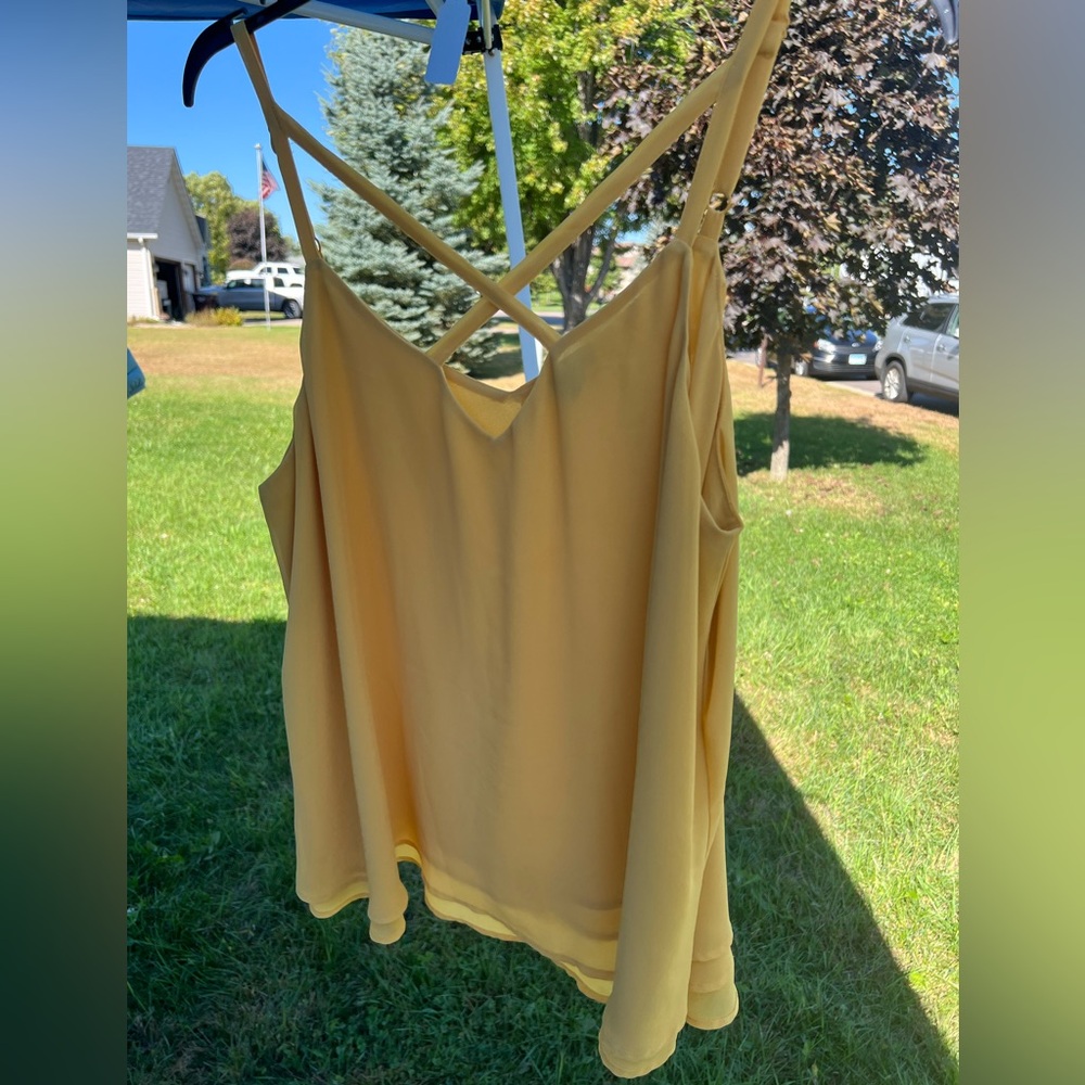 Torrid Yellow Camisole Top
